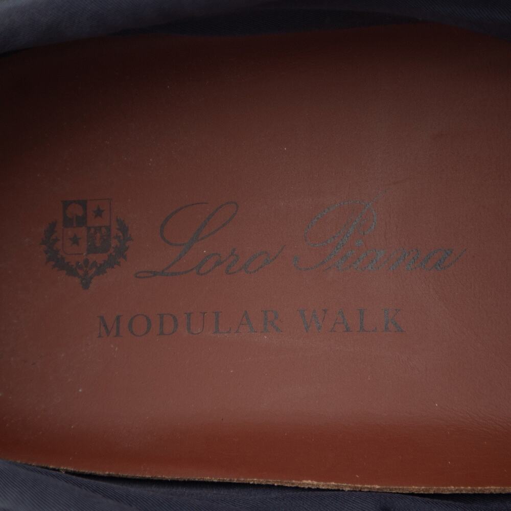 Loro Piana Men’s Modular Walk Navy Suede Storm System Sneakers EUR 42 US9 - Picture 15 of 16